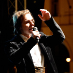 Miroslav Stern na Staroměstském náměstí v Praze