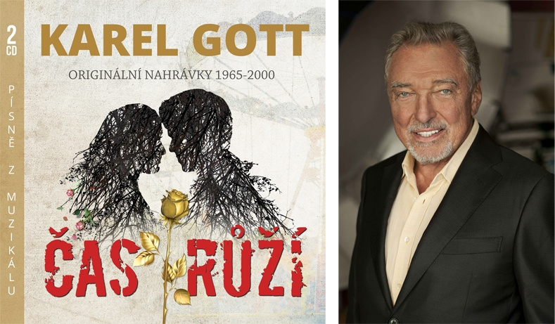 Dvojalbum „Karel Gott Čas růží“- Originální verze písní, které inspirovaly stejnojmenný muzikál!