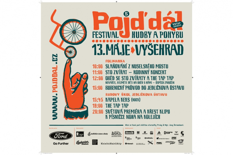 Z mostu střemhlav na vozíku aneb festival Pojď dál 2017